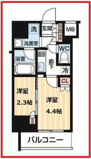 【間取り】 | アルコバレーノミナミセンジュ