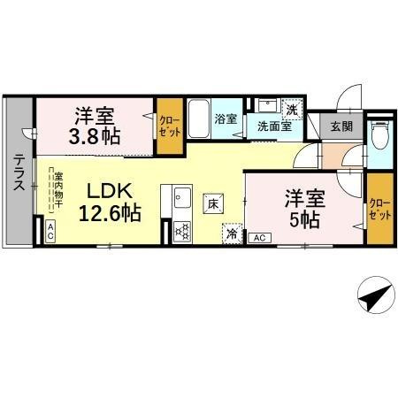 テュルキースの間取り