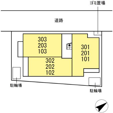 テュルキースの区画図