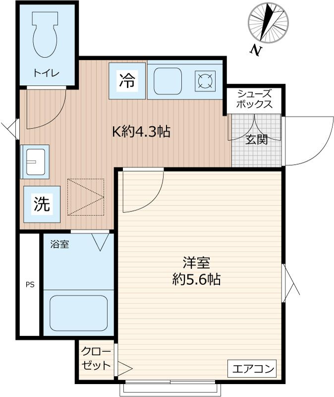さくらコーポ２の間取り