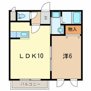 ライネス北越谷の間取り