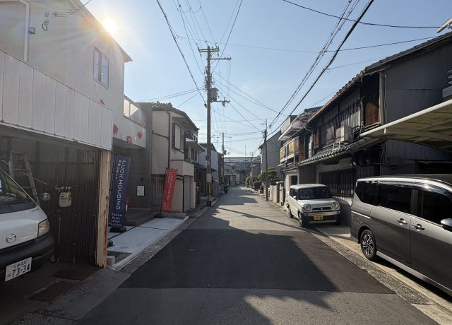 堺市堺区南向陽町1丁目新築戸建の前面道路含む現地写真