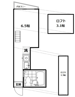 【間取り】 | インベスト東大井 | 間取りです。