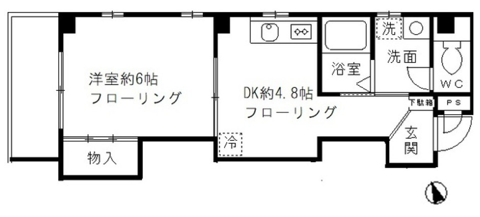リベルテ押上の間取り