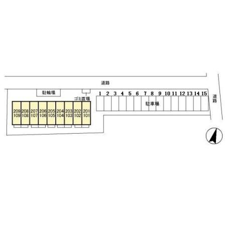パルサイエンスの区画図