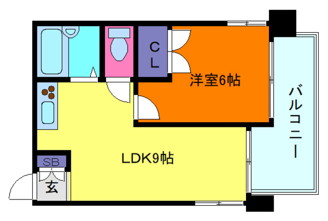 ベルシェ岡本の間取り