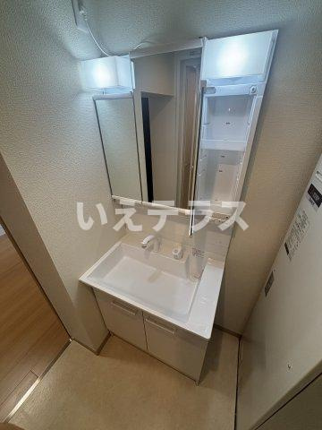サンビルダープラス磯上ベースの洗面所|使いやすい洗面所です