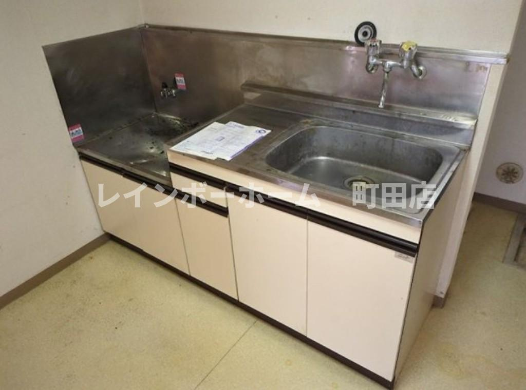 高峰コーポ２※初期費用分割後払いサービス利用可能物件のキッチン