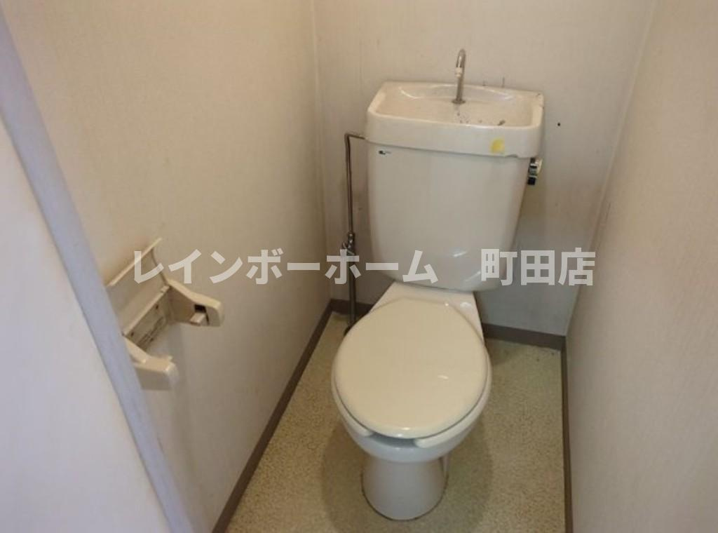 高峰コーポ２※初期費用分割後払いサービス利用可能物件のトイレ