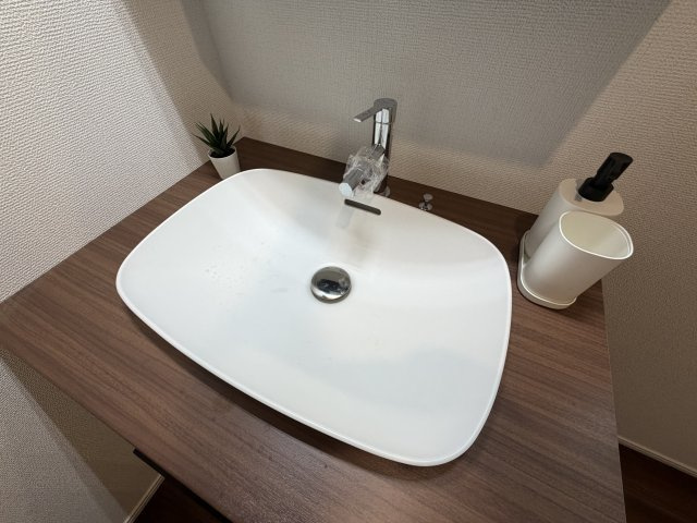 所沢市下安松新築2棟の独立洗面台