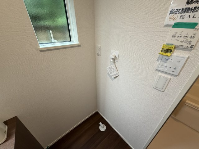 所沢市下安松新築2棟のランドリースペース