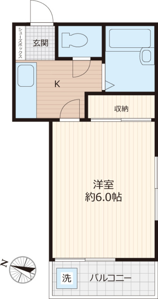 コーポニューリバー３の間取り