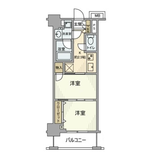 【間取り】 | 日神デュオステージ船橋 | 間取りです。