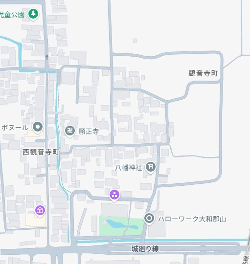 ●3(土)4(日)現地案内可能！ 大和郡山市観音寺町　第2期　新築一戸建ての地図