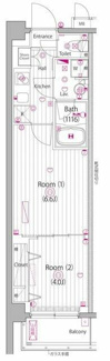 【間取り】 | ガーラ・ヒルズ新宿 | 間取りです。