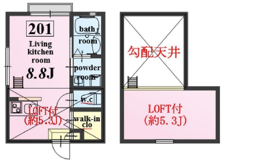 Woody Lineの間取り