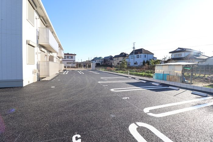 フジクレール　Aの駐車場