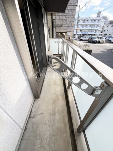 大阪市城東区永田４丁目の賃貸マンションのバルコニー