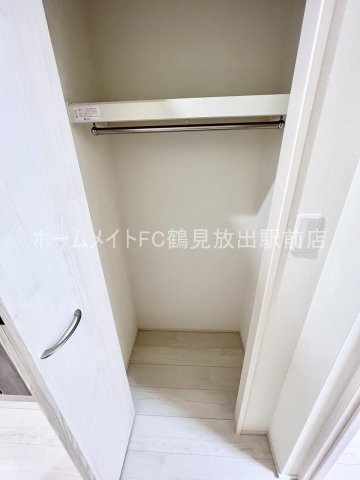 大阪市城東区中浜３丁目のアパートの収納