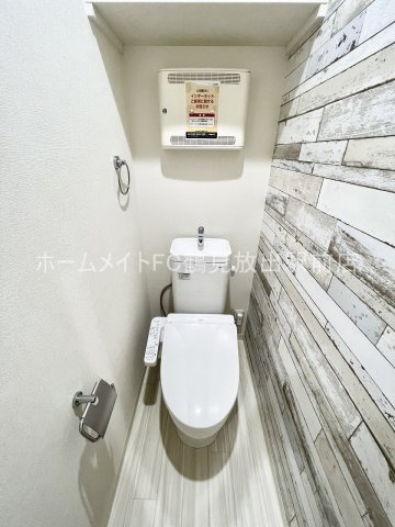 大阪市城東区中浜３丁目のアパートのトイレ