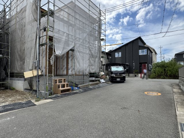 明石市大久保町松陰山手新築戸建２号棟の前面道路含む現地写真|2026年9月20日撮影