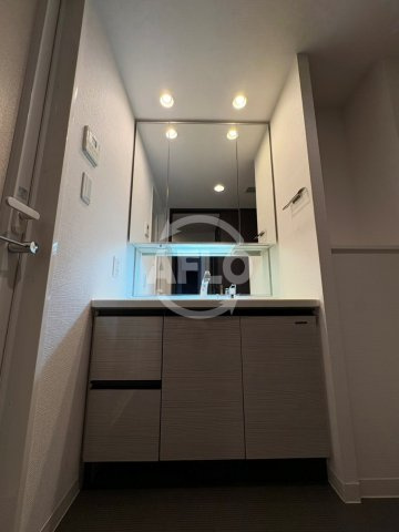 プレサンスタワー北浜の独立洗面台|プレサンスタワー北浜　独立洗面台