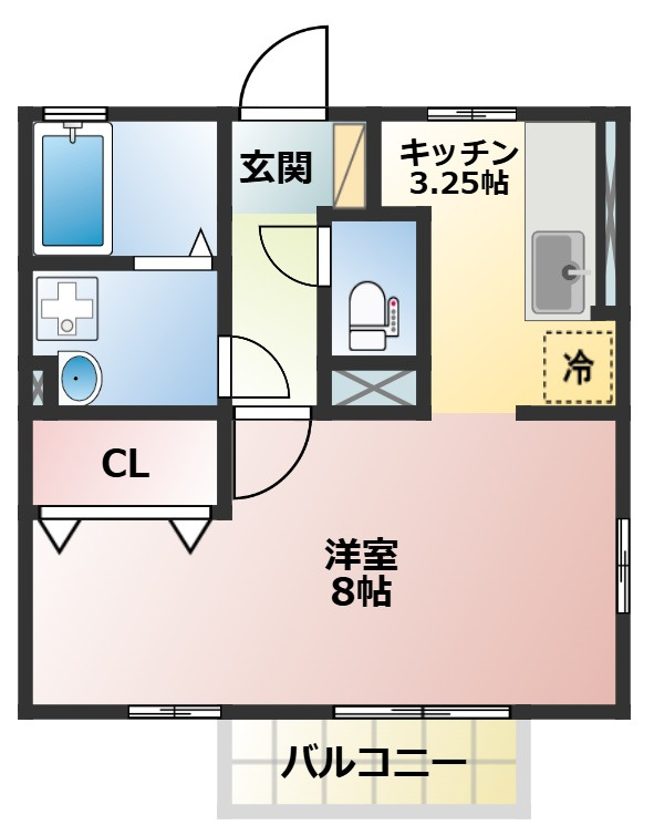 ラ フォーレ幸心 Ｂの間取り