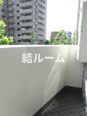 板橋区赤塚新町２丁目の賃貸マンションのバルコニー