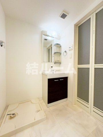 板橋区赤塚新町２丁目の賃貸マンションの洗面所