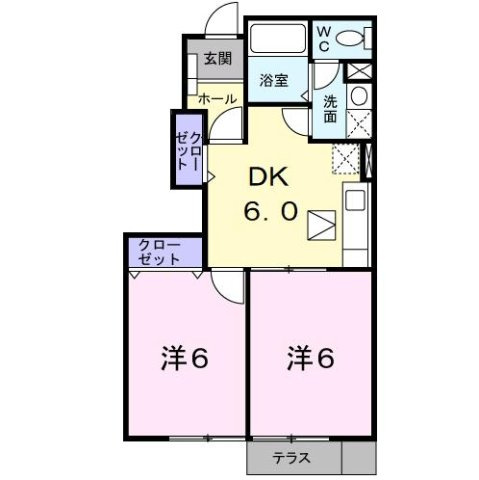 【間取り】 | プチマルシェＢ