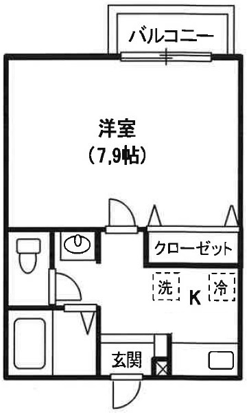 ルシエルの間取り|間取りです。