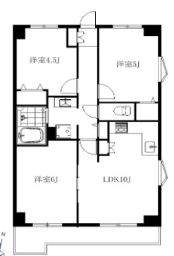 【間取り】 | モンシャトー松戸