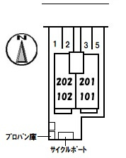 ベルバーン　の区画図