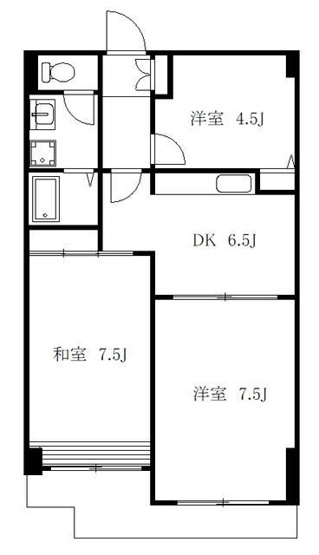 【間取り】 | モンシャトー松戸