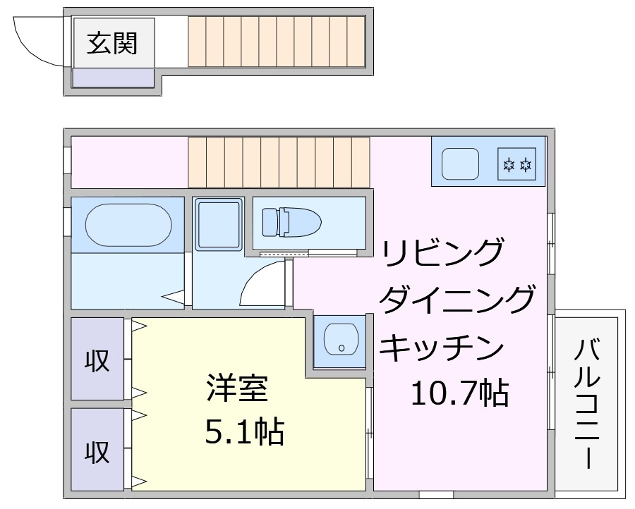 ボナール・Kazuの間取り|お電話でのご予約がスムーズです！