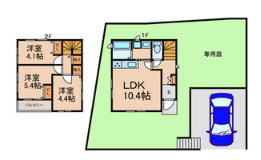 家族の癒しの場♪庭付き戸建て！の間取り|お電話でのご予約がスムーズです！