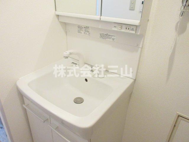 江東区枝川１丁目の賃貸マンションの洗面所
