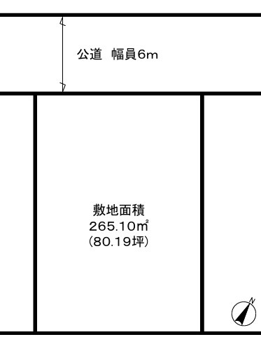 神戸市西区桜が丘西町2丁目　土地の土地図