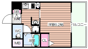 【間取り】 | エステムコート新大阪Ⅵエキスプレイス