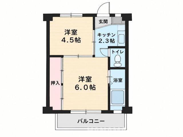 ビレッジハウス小中台の間取り|お電話でのご予約がスムーズです！