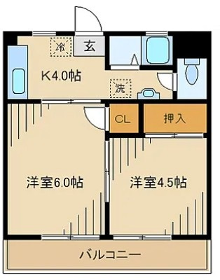 鈴木マンションの間取り