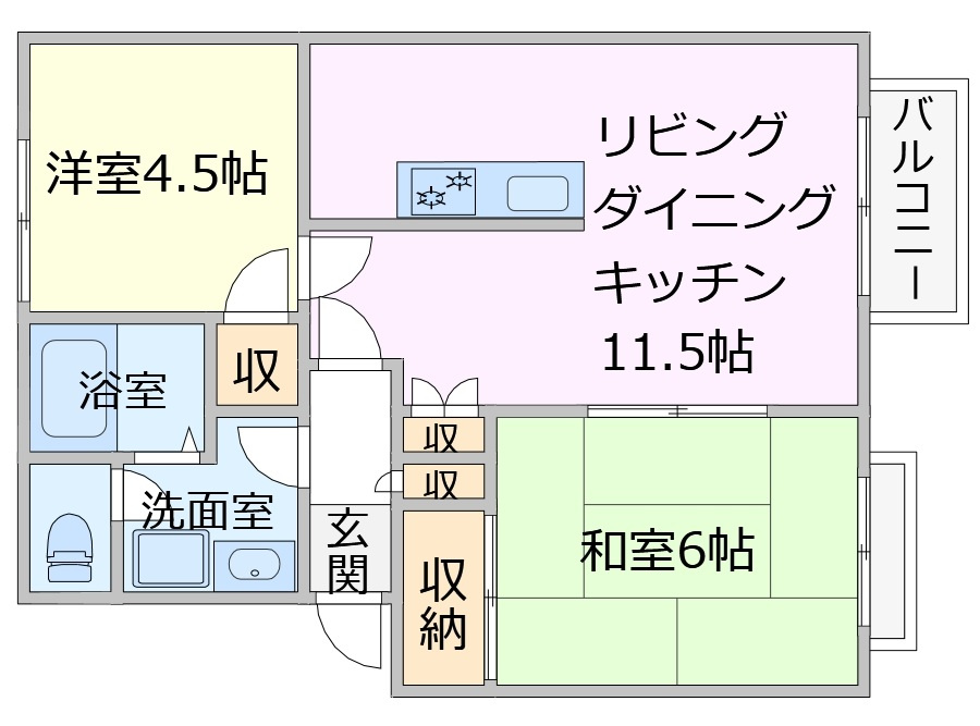 パレシオングリーンヒルズの間取り|お電話でのご予約がスムーズです！