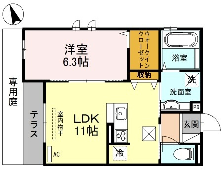 レジデンシアABICOの間取り
