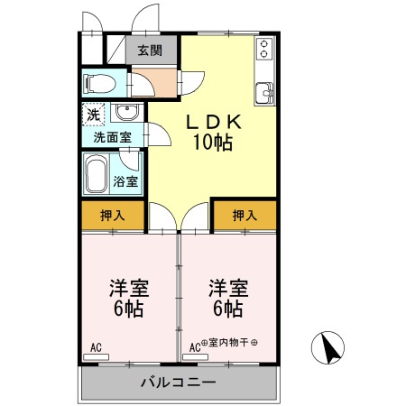 【間取り】 | ライフアメニティー-下石原2丁目-