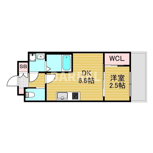 セレニテ三国プリエの間取り