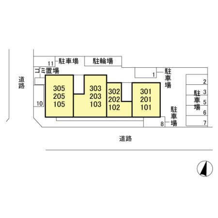 フロレスタセントラルパークの区画図