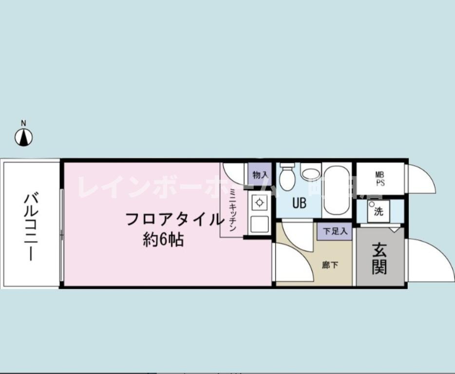 アーバンヒルズ本厚木※初期費用分割後払いサービス利用可能物件の間取り