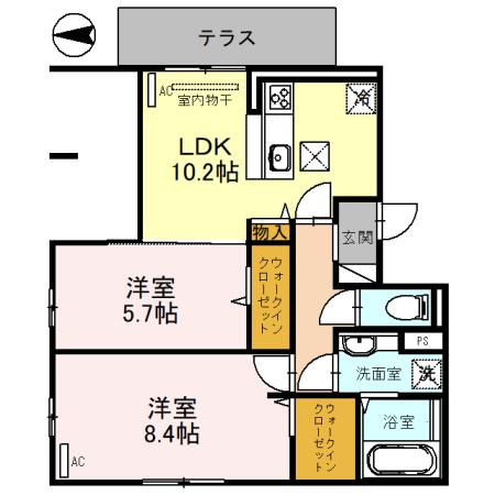 グランシャリオの間取り