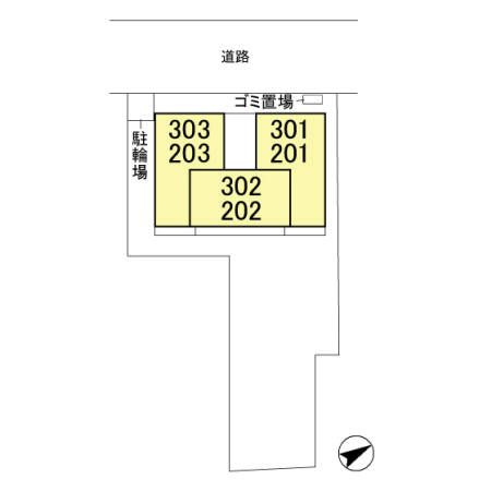 プランドールの区画図