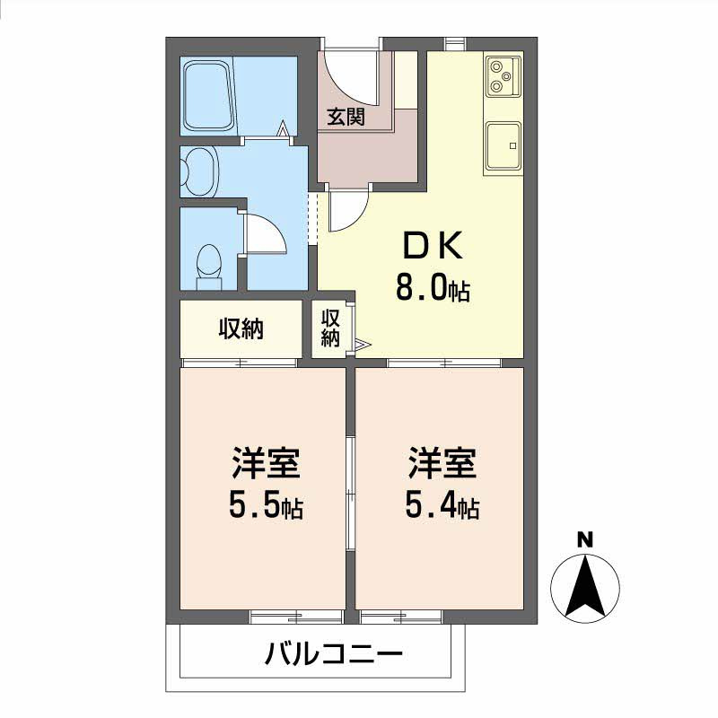 メルベイユパルの間取り